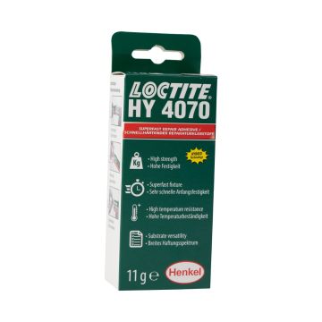 LOCTITE HY 4070, 11 g Dual Cartridge with 5 mixers